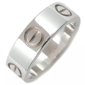 Cartier Love Ring 5.5mm White Gold QwensCloset